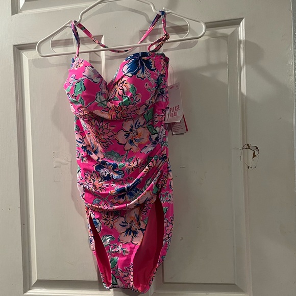 Pink Lily Dress Lily Bathing Suits Swim Tops Women Top Only Cute